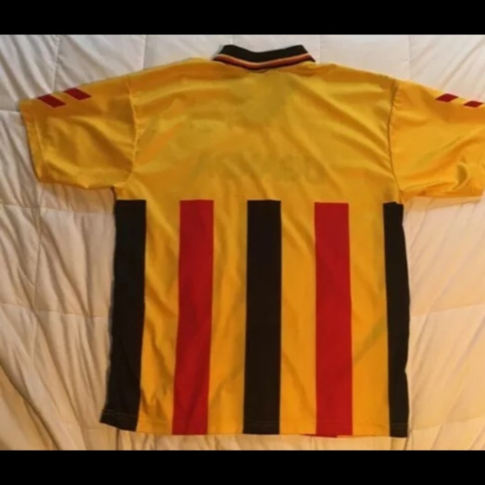 Authentic Vintage Uganda World Cup Soccer Jersey - Picture 2 of 2